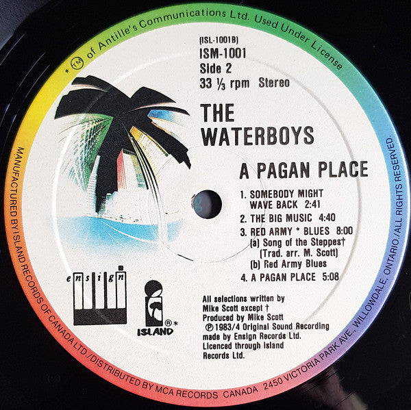 The Waterboys – A Pagan Place - 1984 Pressing