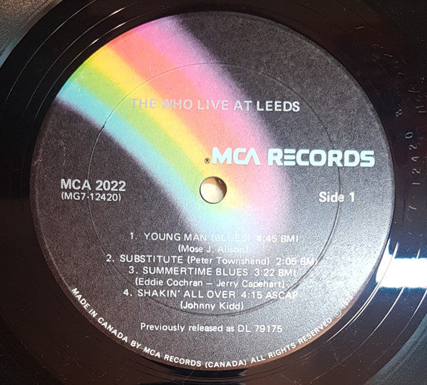 The Who – Live At Leeds  -1973