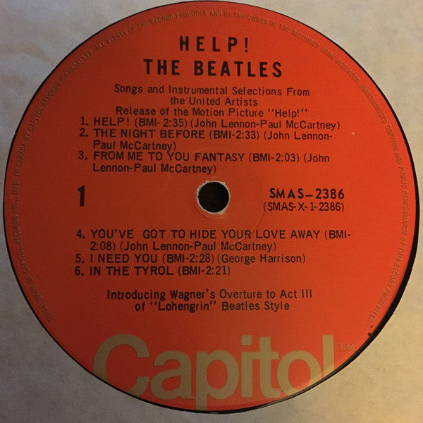 The Beatles – Help! (Original Motion Picture Soundtrack) - 1972 Pressing