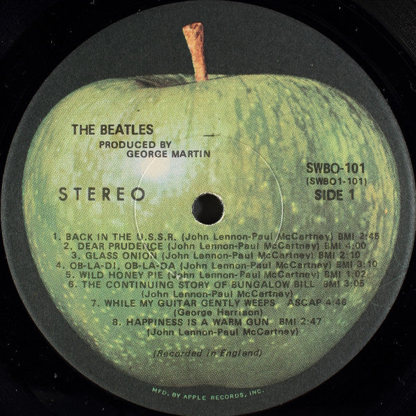The Beatles ‎– The White Album -  Early Pressing, Apple Labels - Vinyl Pursuit Inc