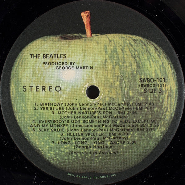 The Beatles ‎– The White Album -  Early Pressing, Apple Labels - Vinyl Pursuit Inc
