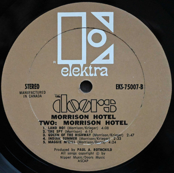 The Doors ‎– The Soft Parade - 1969 Gold Label VinylPursuit.com