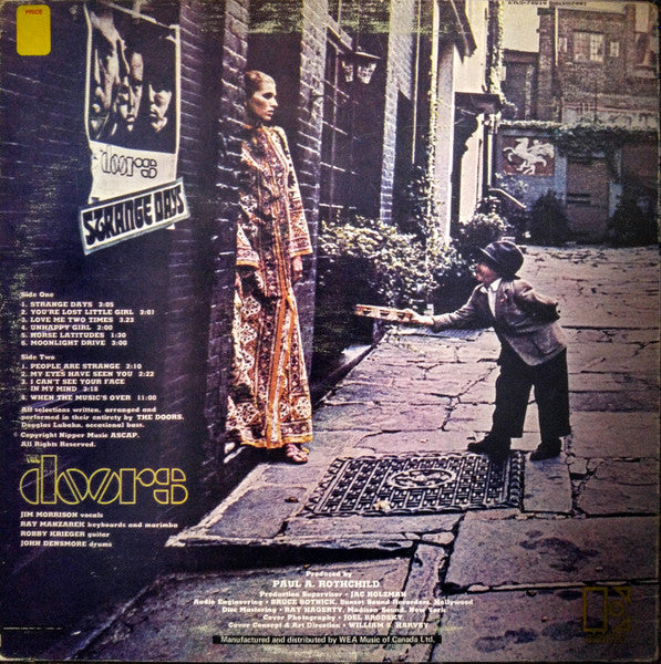 The Doors ‎– Strange Days - Early Pressing