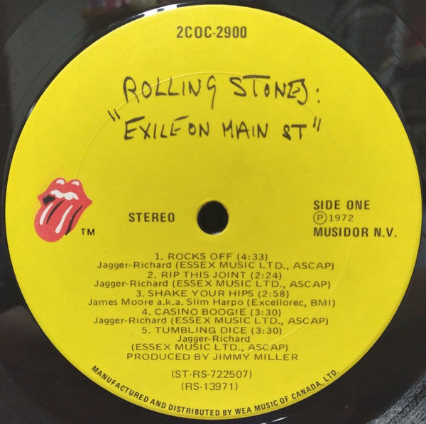 The Rolling Stones ‎– Exile On Main Street - Early Pressing with 12 Postcards! VinylPursuit.com