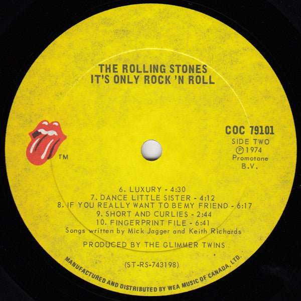 The Rolling Stones – It's Only Rock 'N Roll - 1974 Original!