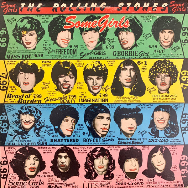 The Rolling Stones ‎– Some Girls - 1978 Pressing, Die Cut with Celebrity Faces! VinylPursuit.com