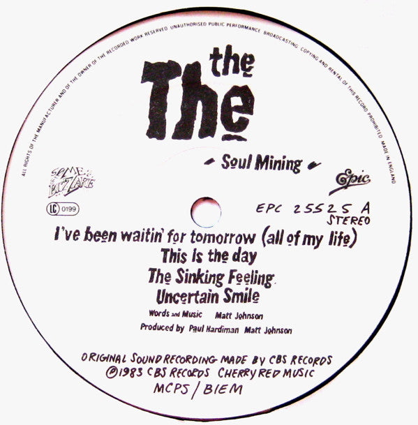 The The – Soul Mining - 1983 UK Original!