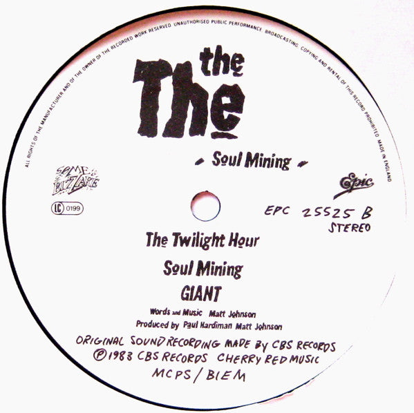 The The – Soul Mining - 1983 UK Original!