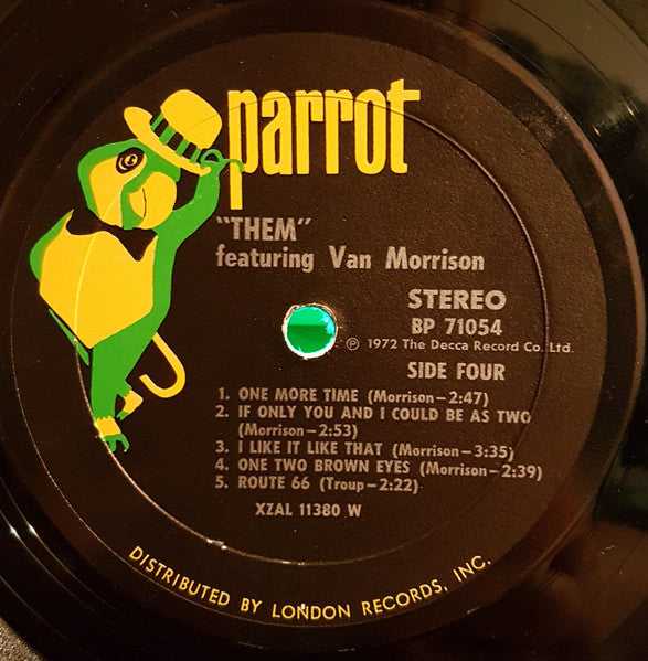 Them - Featuring Van Morrison - 1972 US Original!