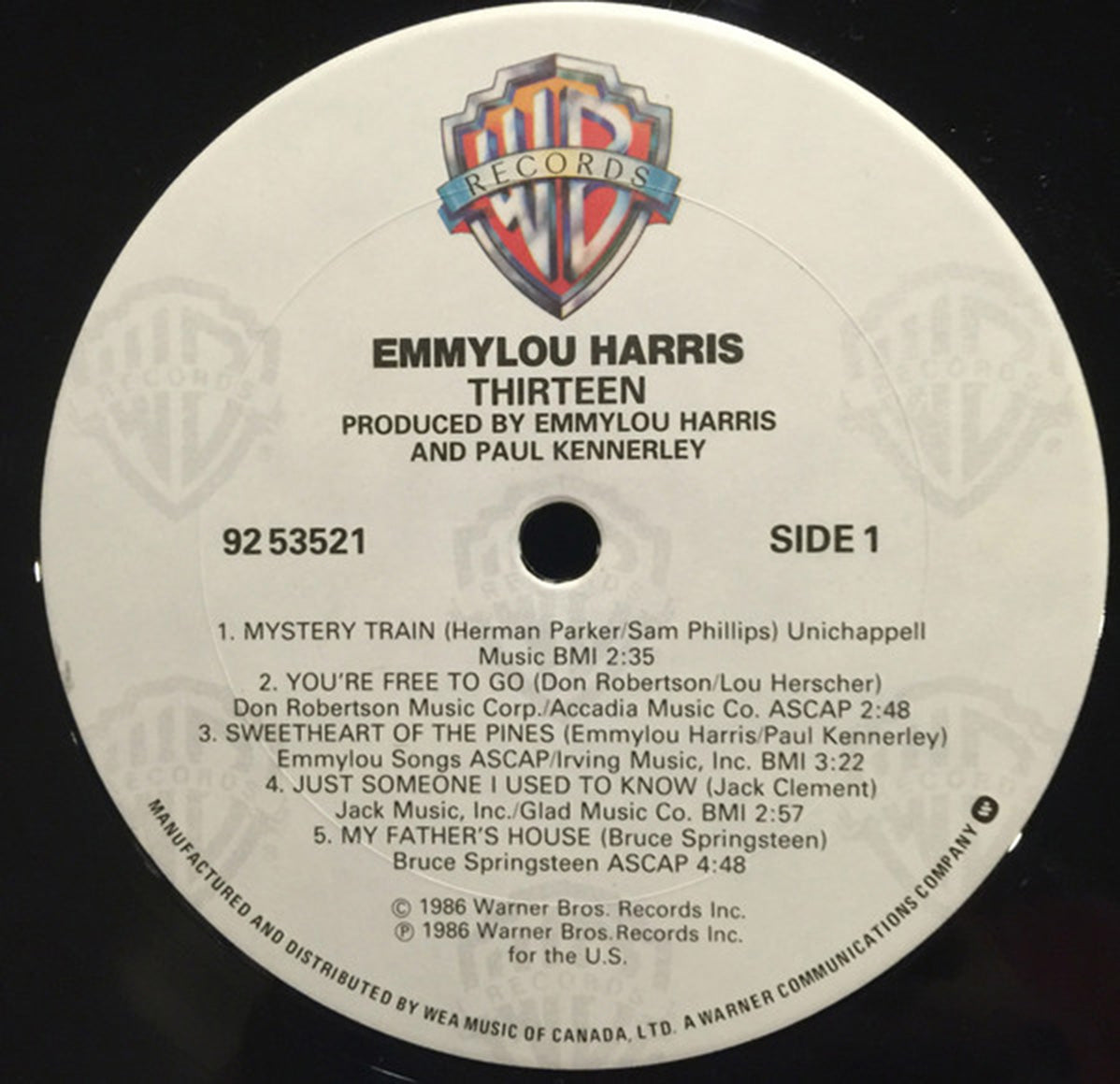 Emmylou Harris – Thirteen - 1986