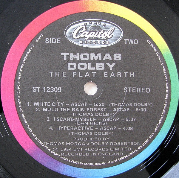 Thomas Dolby – The Flat Earth - 1984 Original!