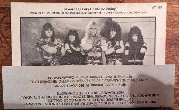 Thor – Only The Strong - 1985 Cassette, Rare VinylPursuit.com