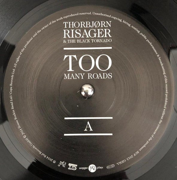 Thorbjorn Risager & The Black Tornado – Too Many Roads - Original German Pressing - Vinyl Pursuit Inc