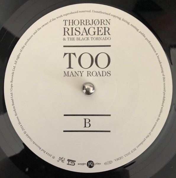 Thorbjorn Risager & The Black Tornado – Too Many Roads - Original German Pressing - Vinyl Pursuit Inc