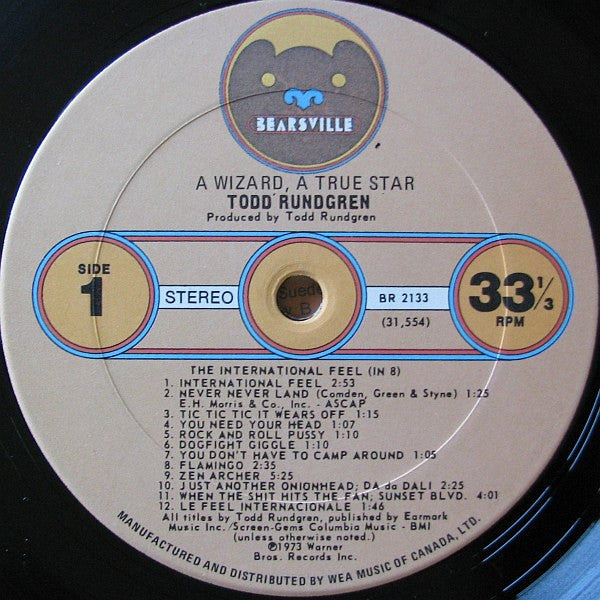 Todd Rundgren – A Wizard, A True Star - 1973 Original!