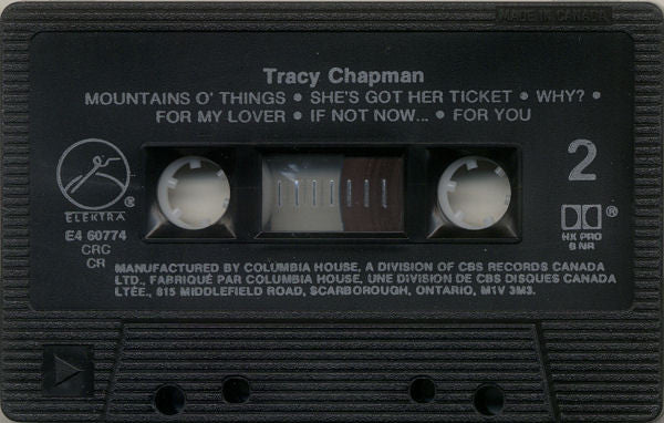 Tracy Chapman – Tracy Chapman - 1988, Cassette