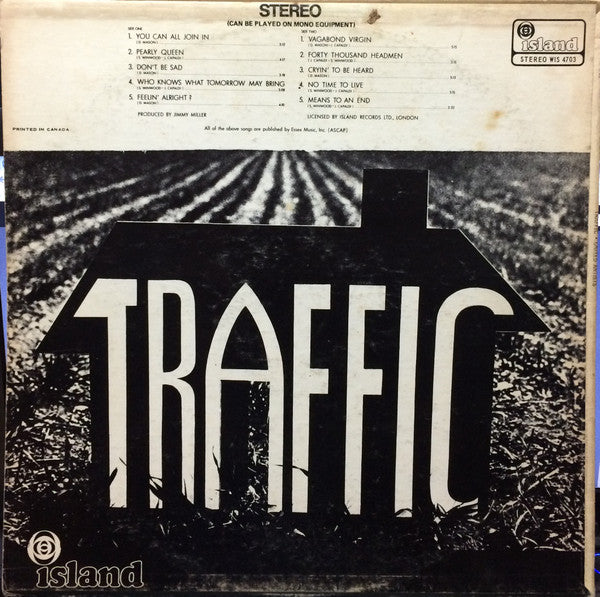 Traffic – Traffic - 1968 Original VinylPursuit.com