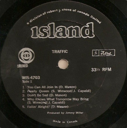 Traffic – Traffic - 1968 Original VinylPursuit.com