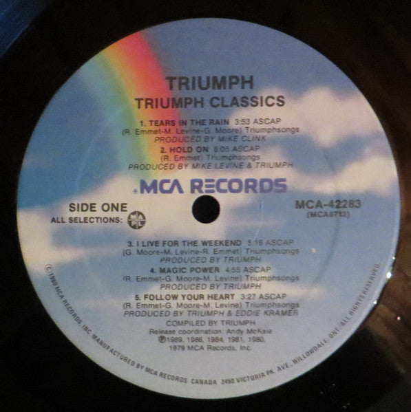 Triumph – Classics - 1989 Pressing in  Shrinkwrap! VinylPursuit.com
