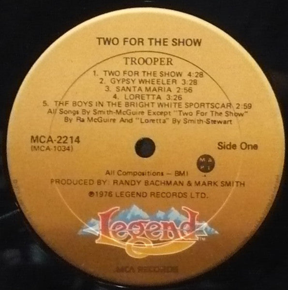 Trooper – Two For The Show - 1976 Original