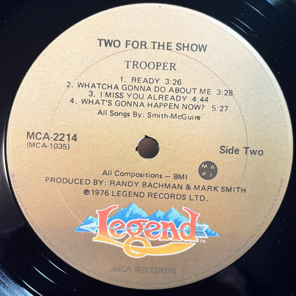 Trooper – Two For The Show - 1976 Original