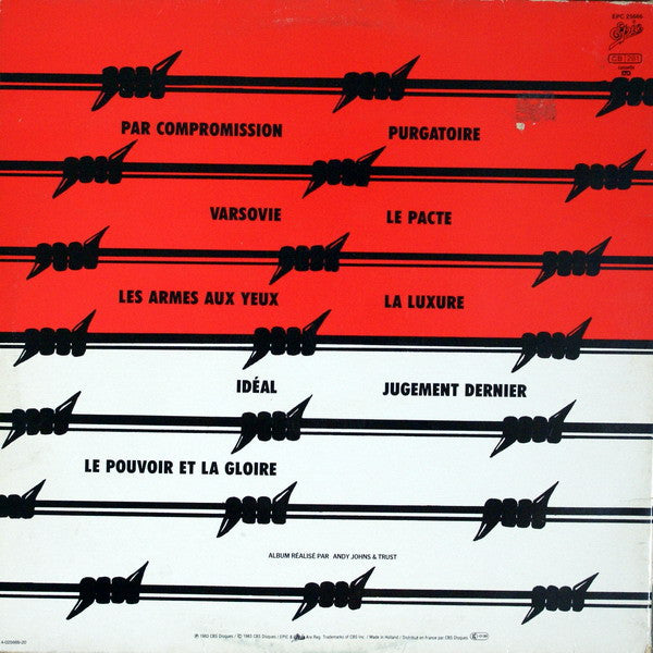 Trust – Idéal - 1983 European Original VinylPursuit.com