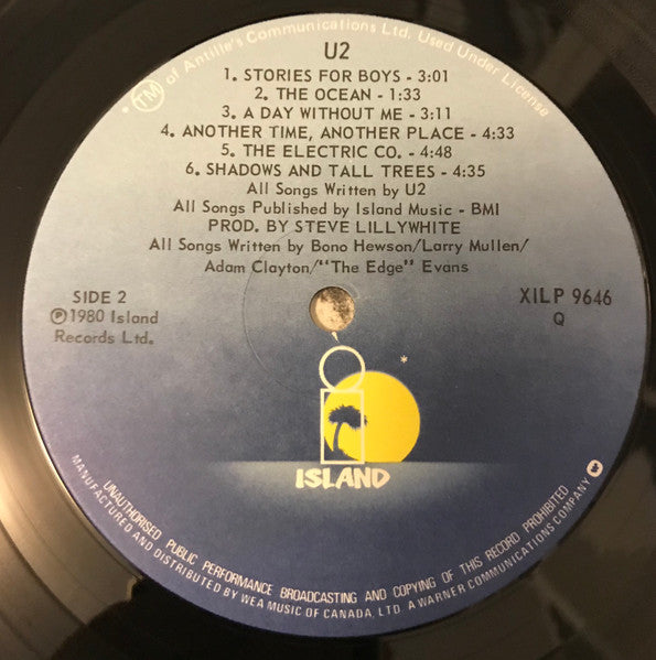 U2 – Boy - 1980 Original!