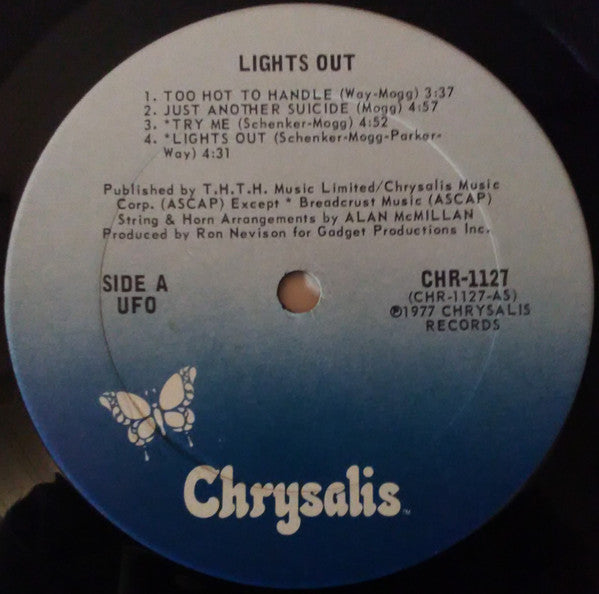 UFO – Lights Out - 1977 US Pressing! VinylPursuit.com