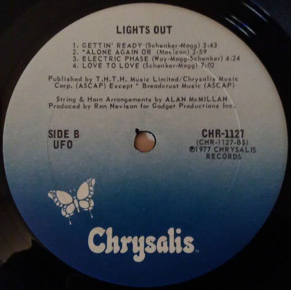 UFO – Lights Out - 1977 US Pressing! VinylPursuit.com