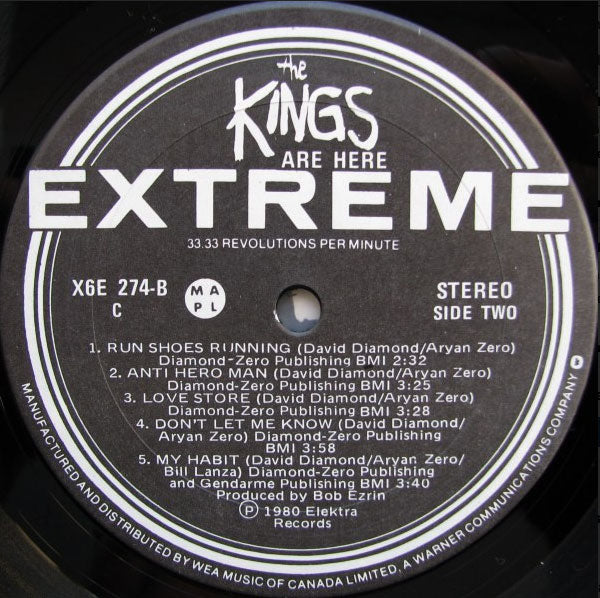 The Kings ‎– Are Here - 1980 VinylPursuit.com