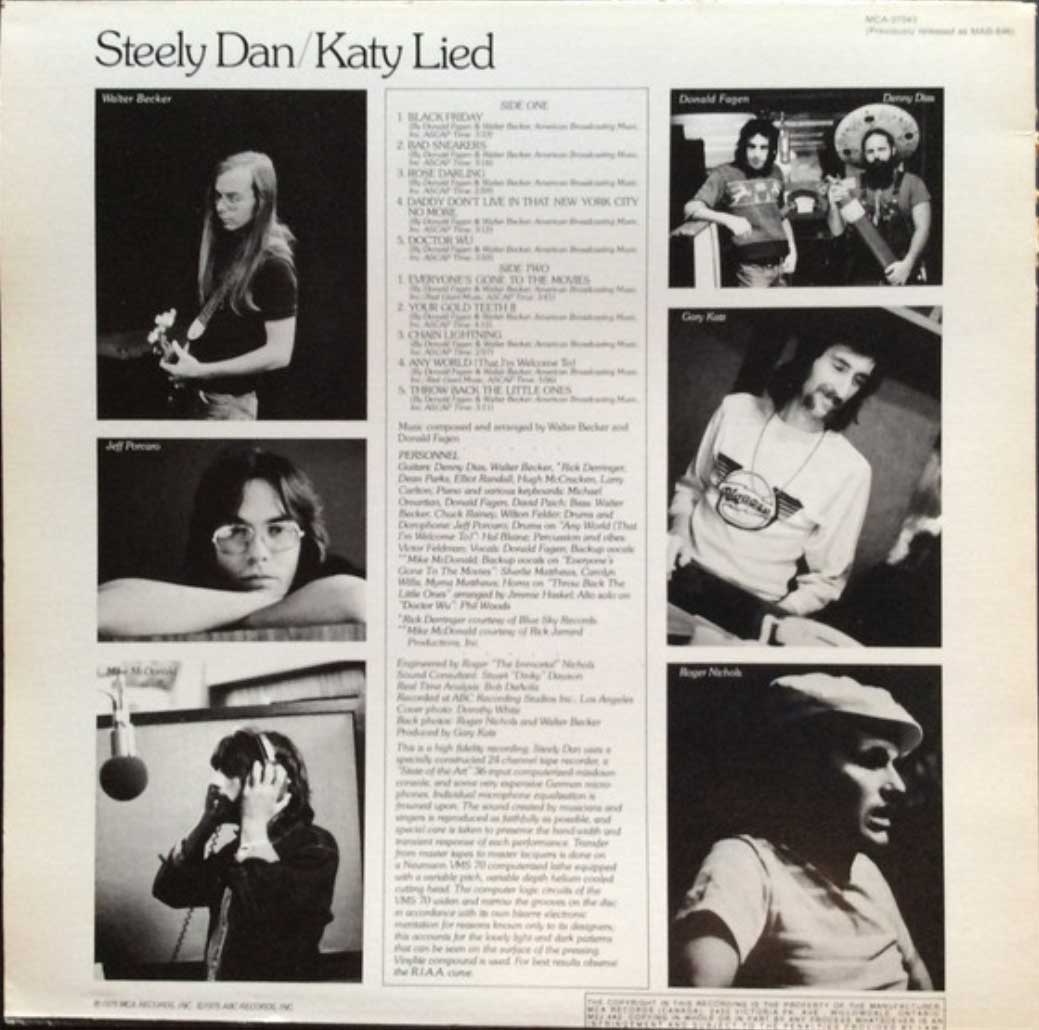 Steely Dan - Katy Lied - 1980