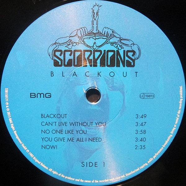 Scorpions ‎– Blackout - Remastered! VinylPursuit.com