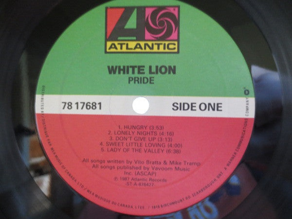 White Lion – Pride - 1987 VinylPursuit.com