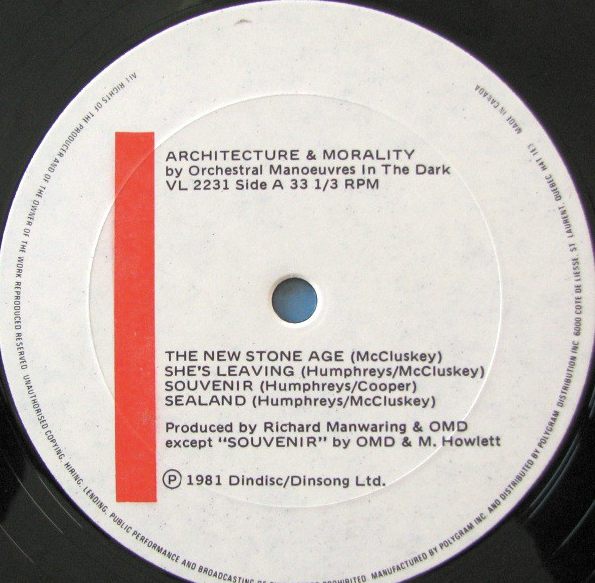 Orchestral Manoeuvres In The Dark – Architecture & Morality