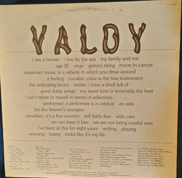 Valdy – Country Man
