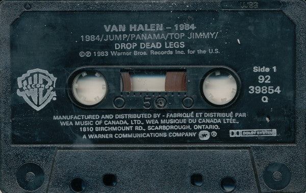 Van Halen – 1984 - 1984 Original Cassette VinylPursuit.com