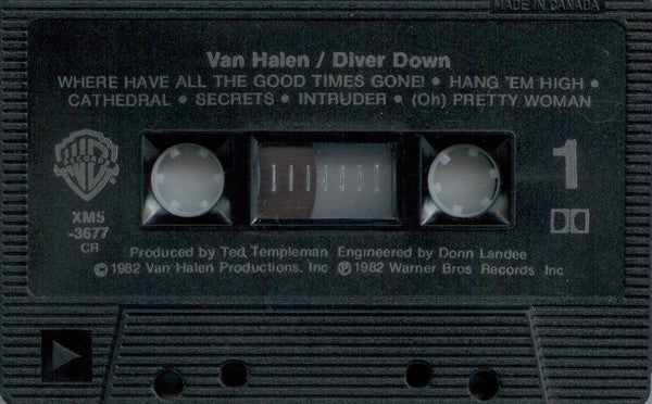 Van Halen – Diver Down - 1982 Cassette VinylPursuit.com