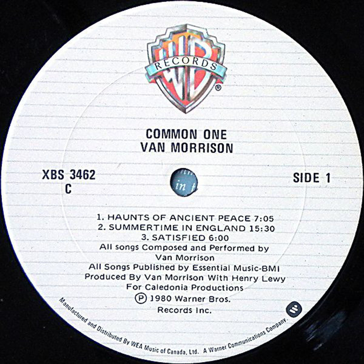 Van Morrison – Common One - 1980