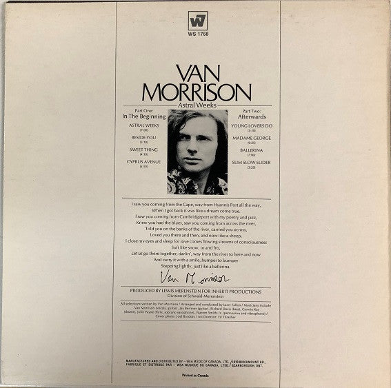 Van Morrison – Astral Weeks