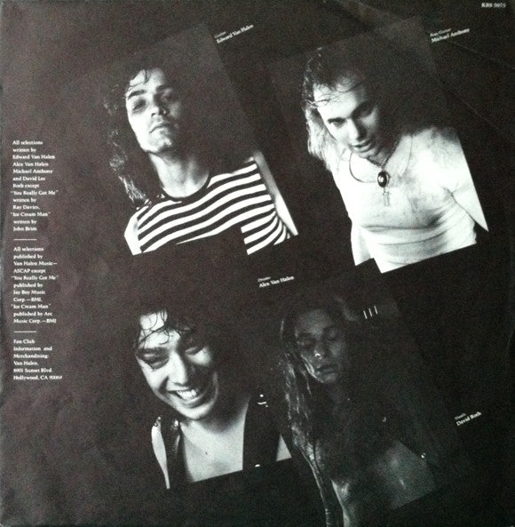 Van Halen - Van Halen - Early Pressing