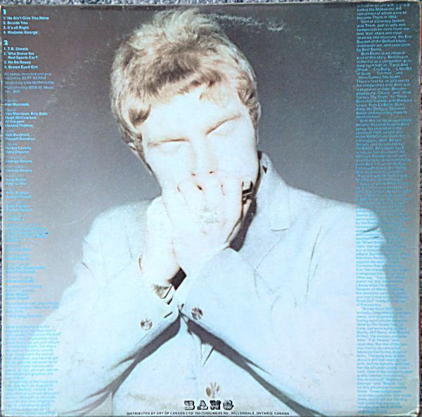 Van Morrison – TB Sheets - 1973 Original