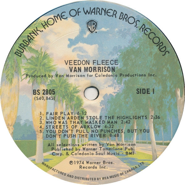 Van Morrison – Veedon Fleece - 1974 Original