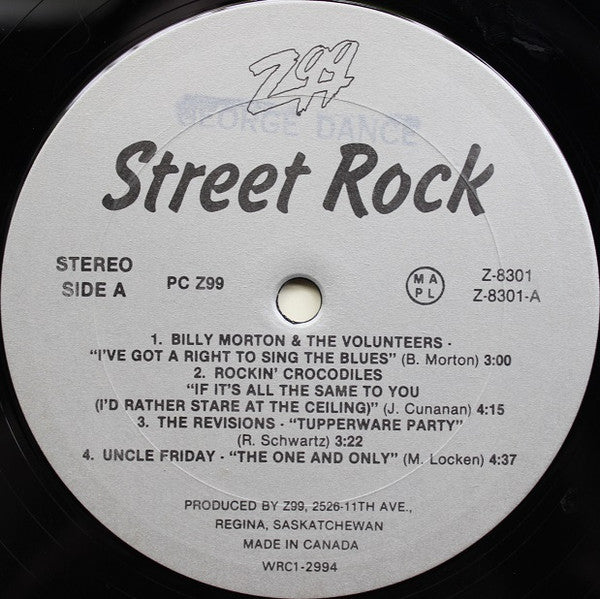 Z99 Street Rock - 1983 Compiliation