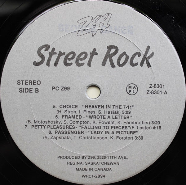 Z99 Street Rock - 1983 Compiliation