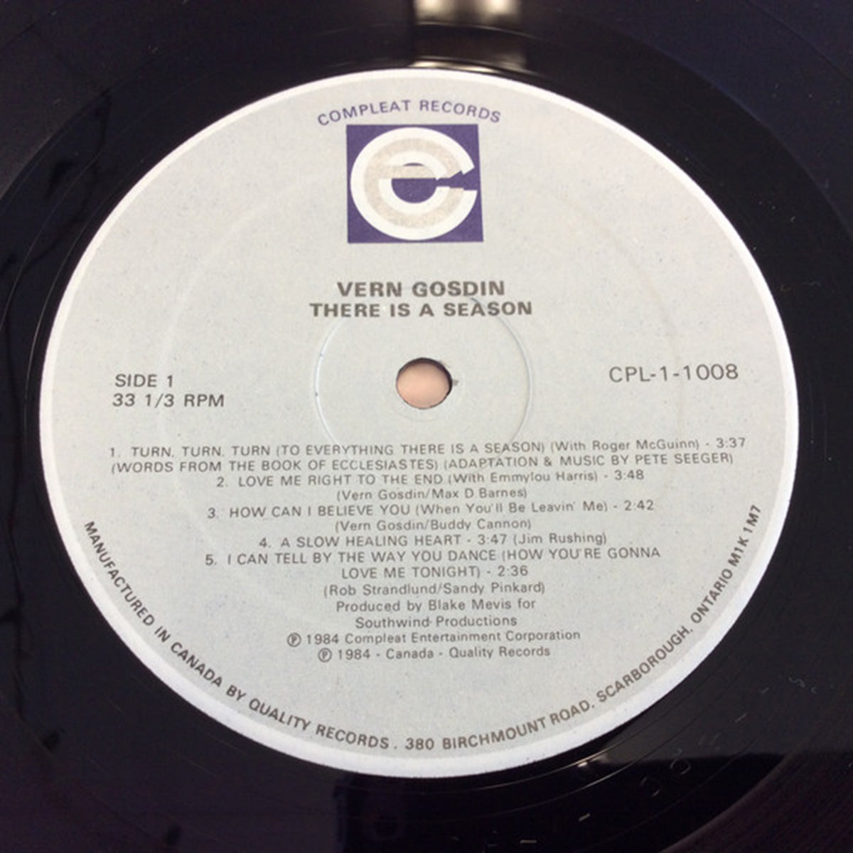 Vern Gosdin – There Is A Season - 1984
