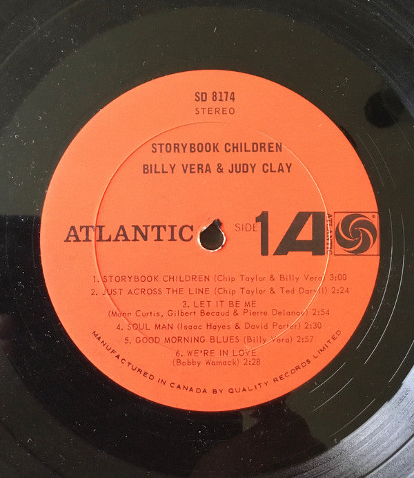 Billy Vera & Judy Clay ‎– Storybook Children - 1968 Red Labels in Shrinkwrap!