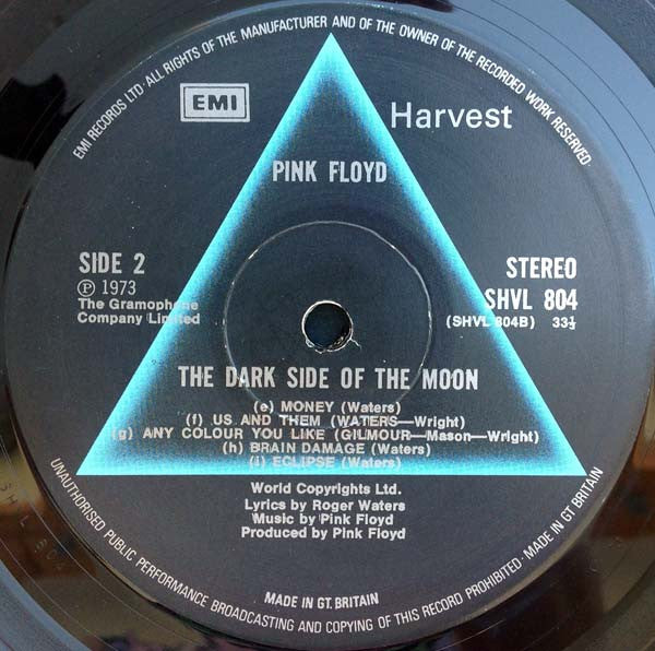 Pink Floyd – The Dark Side Of The Moon - 1973 UK Pressing with Posters and Stickers!