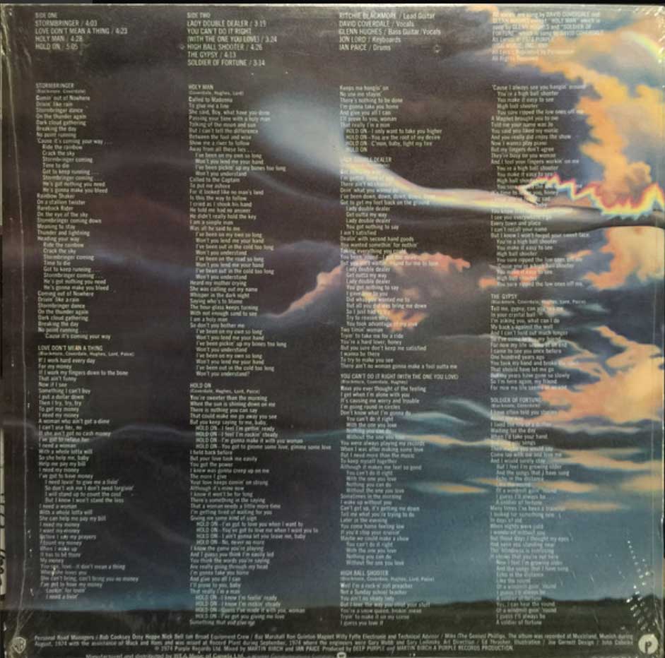 Deep Purple - Stormbringer - 1974 Pressing