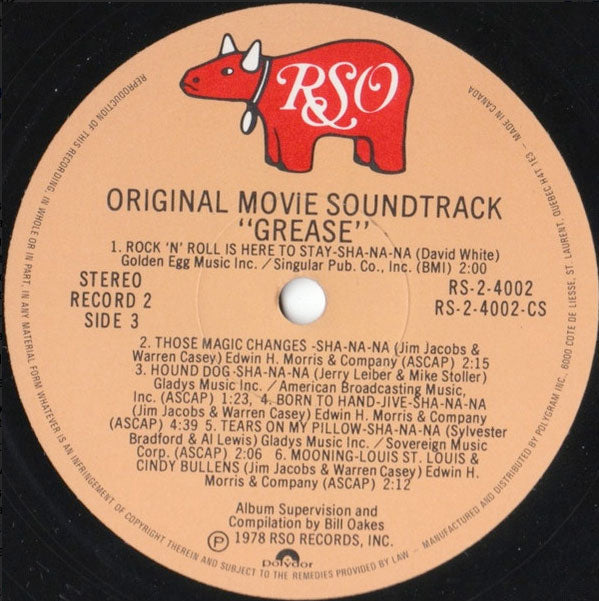 Grease - Original Soundtrack - 1978!