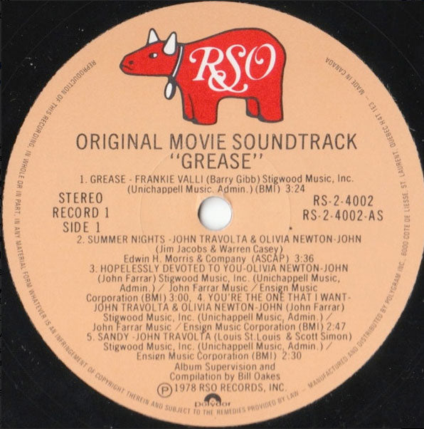 Grease - Original Soundtrack - 1978!